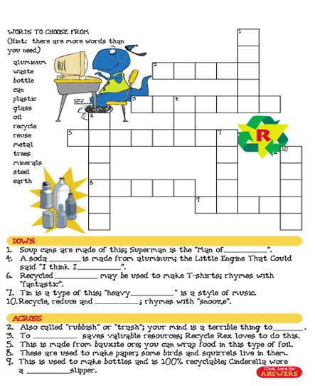 There are related clues (shown below). . Garbage goes in the trash can crossword